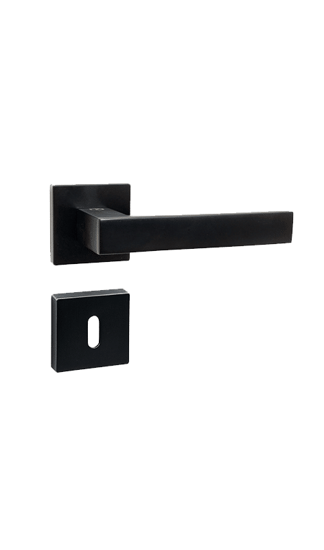 Türgriff in Schwarz Matt, würfelförmig