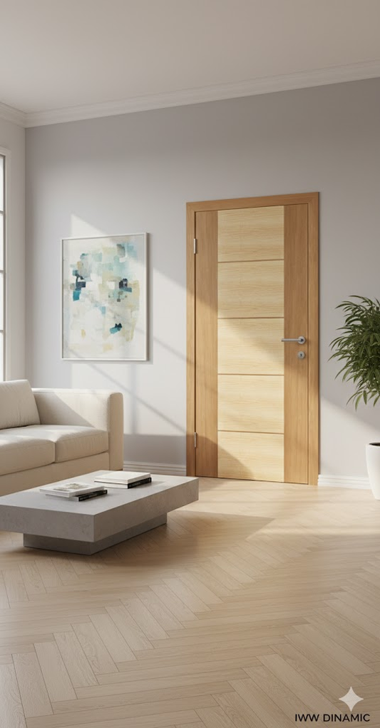 Innentüren Furnier Eiche – Esche Würfel F-5