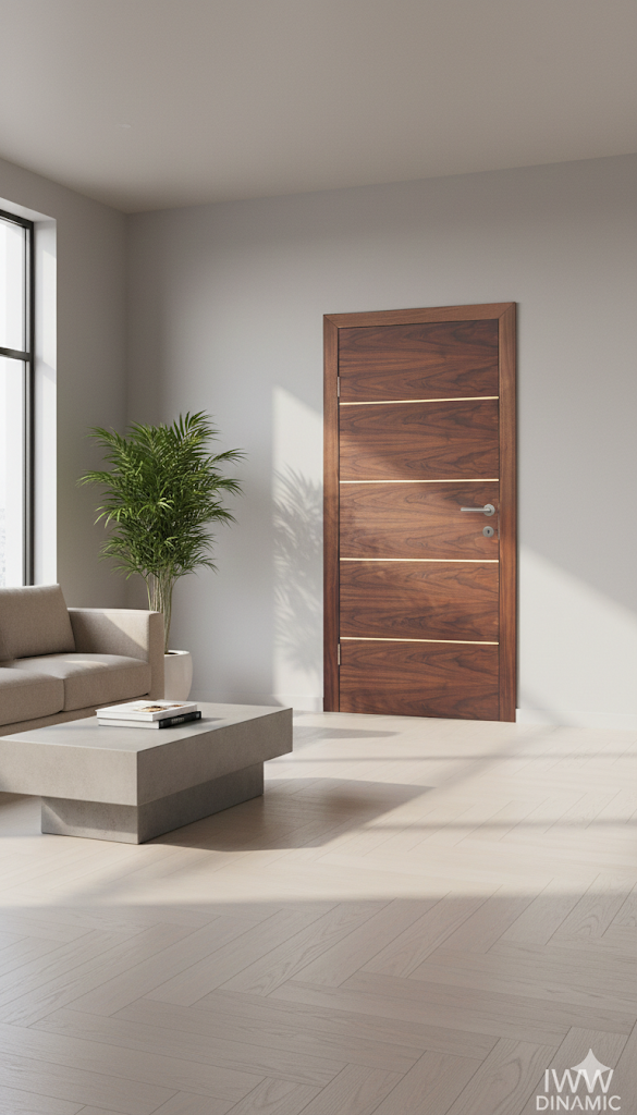 Innentüren Furnier Amerikanische Nuss – Esche Linien F-17