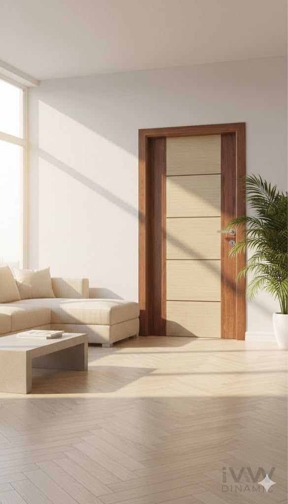 Innentüren Furnier Amerikanische Nuss – Esche Würfel F-14